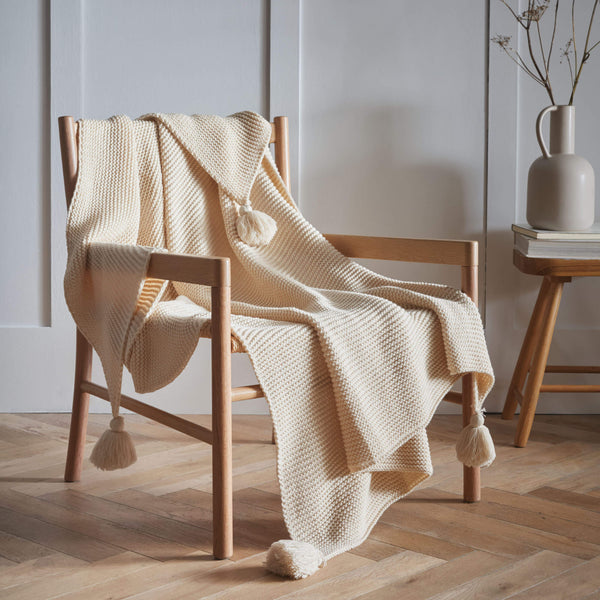 Copenhagen Knitted Throw - Happy Linen Company