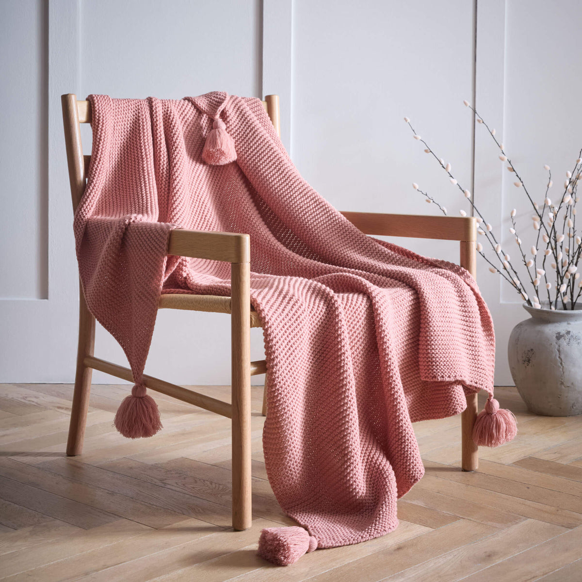 Copenhagen Knitted Throw - Happy Linen Company