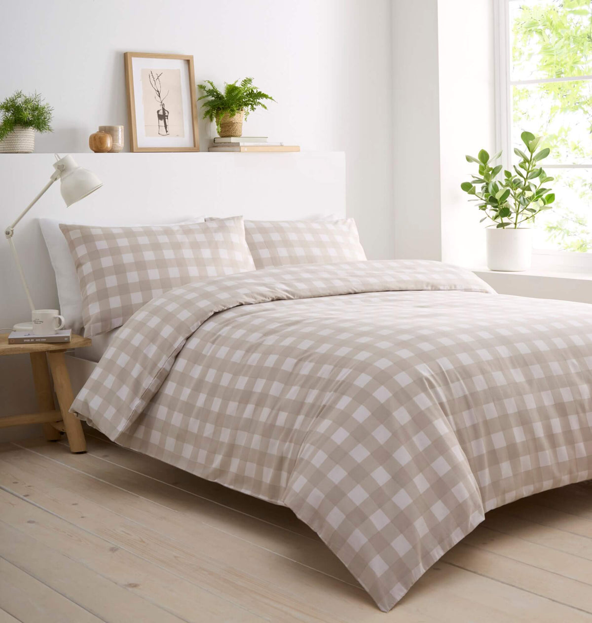 Gingham Duvet Set - Happy Linen Company