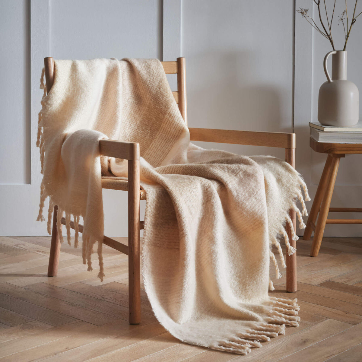 Helsinki Mohair Throw - Happy Linen Company