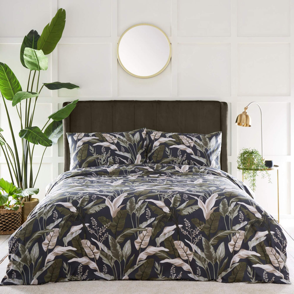 Olive Botanicals Duvet Set - Happy Linen Company