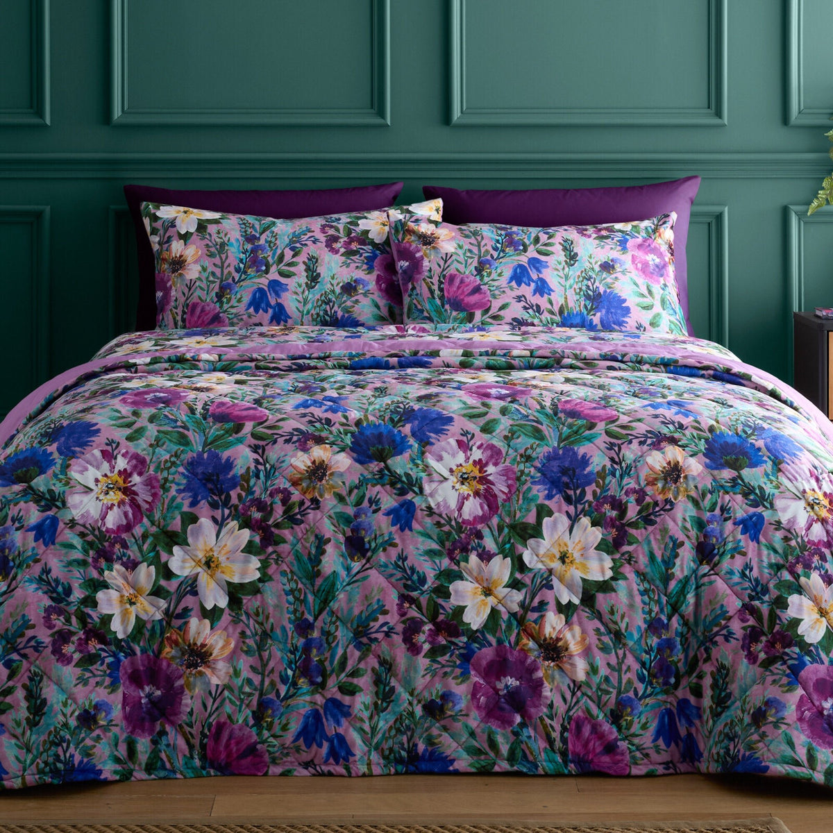 Ophelia Quilted Throw - Happy Linen Company