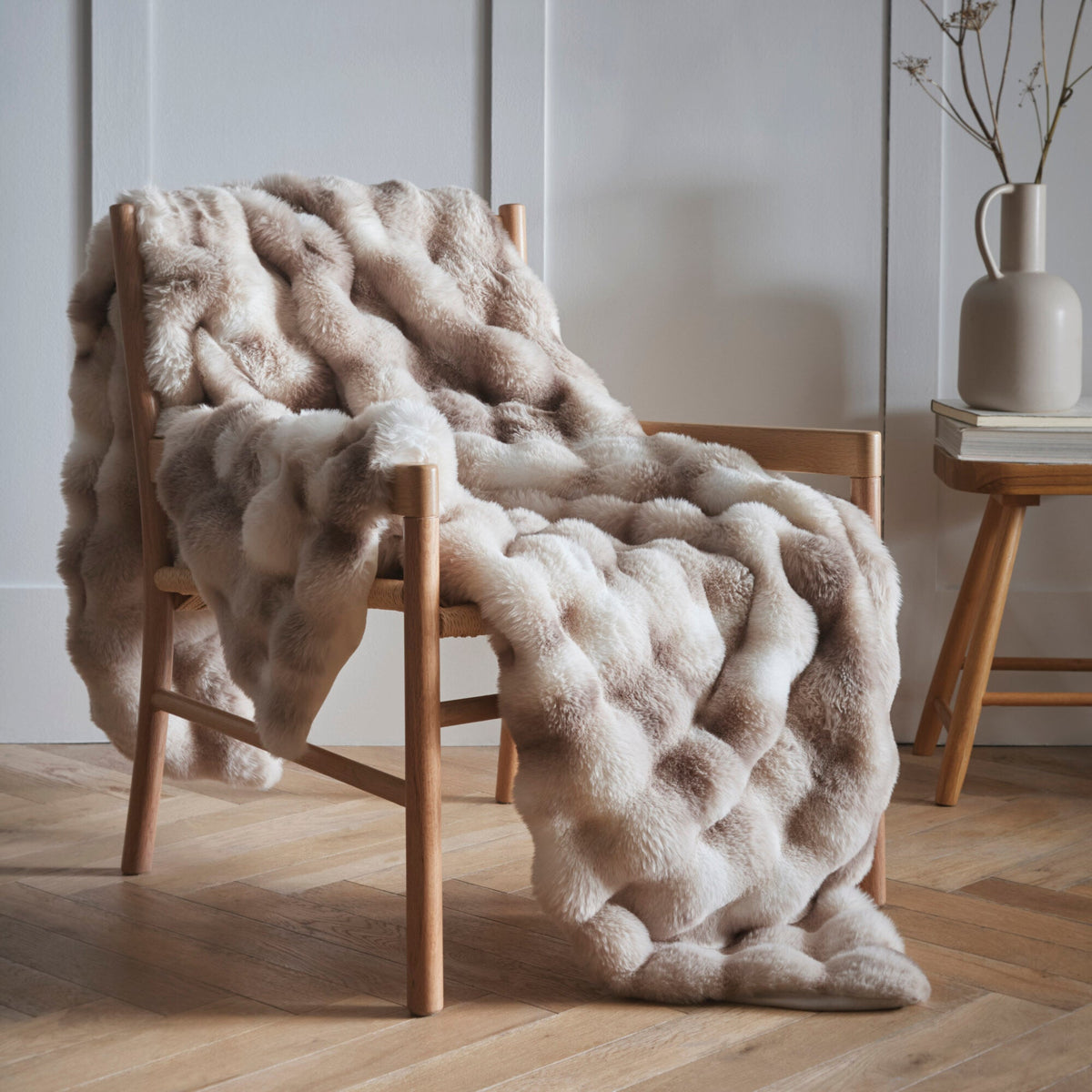 Oslo Fur Throw - Happy Linen Company