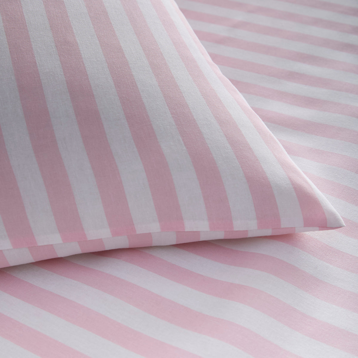 Pencil Stripe Duvet Set – Pink