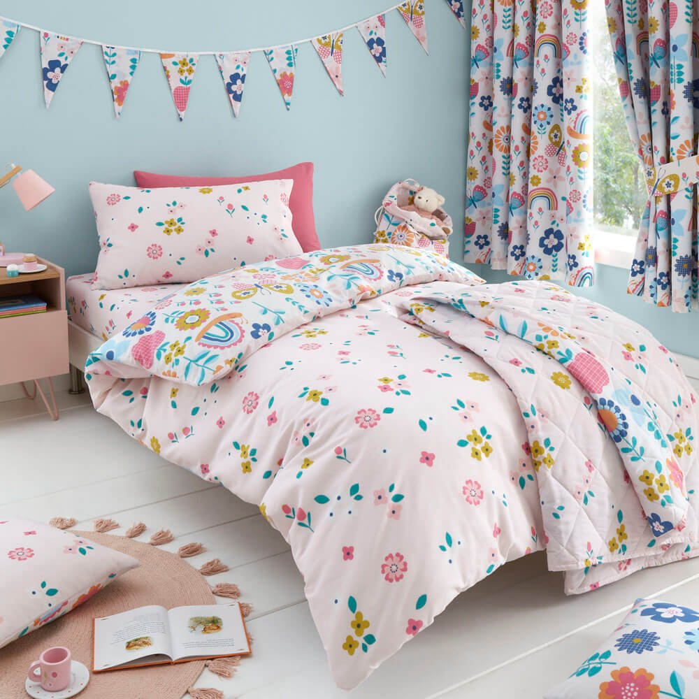 Kids best sale floral bedding