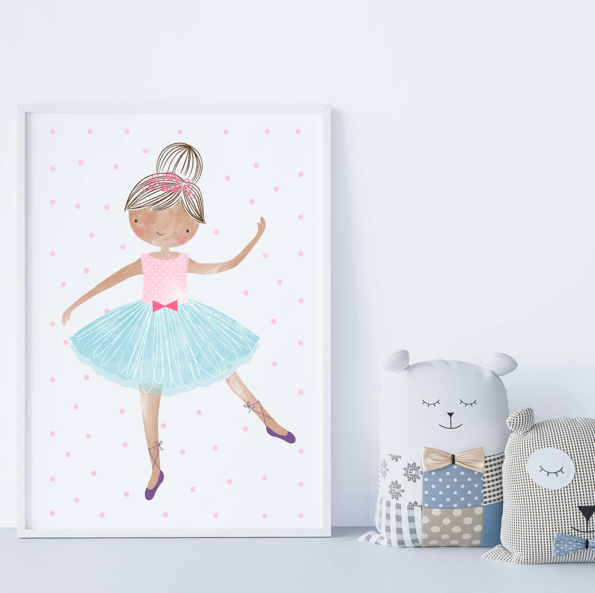 Isabella Ballerina A4 Digital Prints - Digital Download A4 Prints - Happy Linen Company