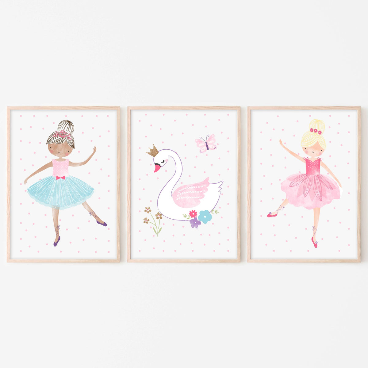 Isabella Ballerina A4 Digital Prints - Digital Download A4 Prints - Happy Linen Company