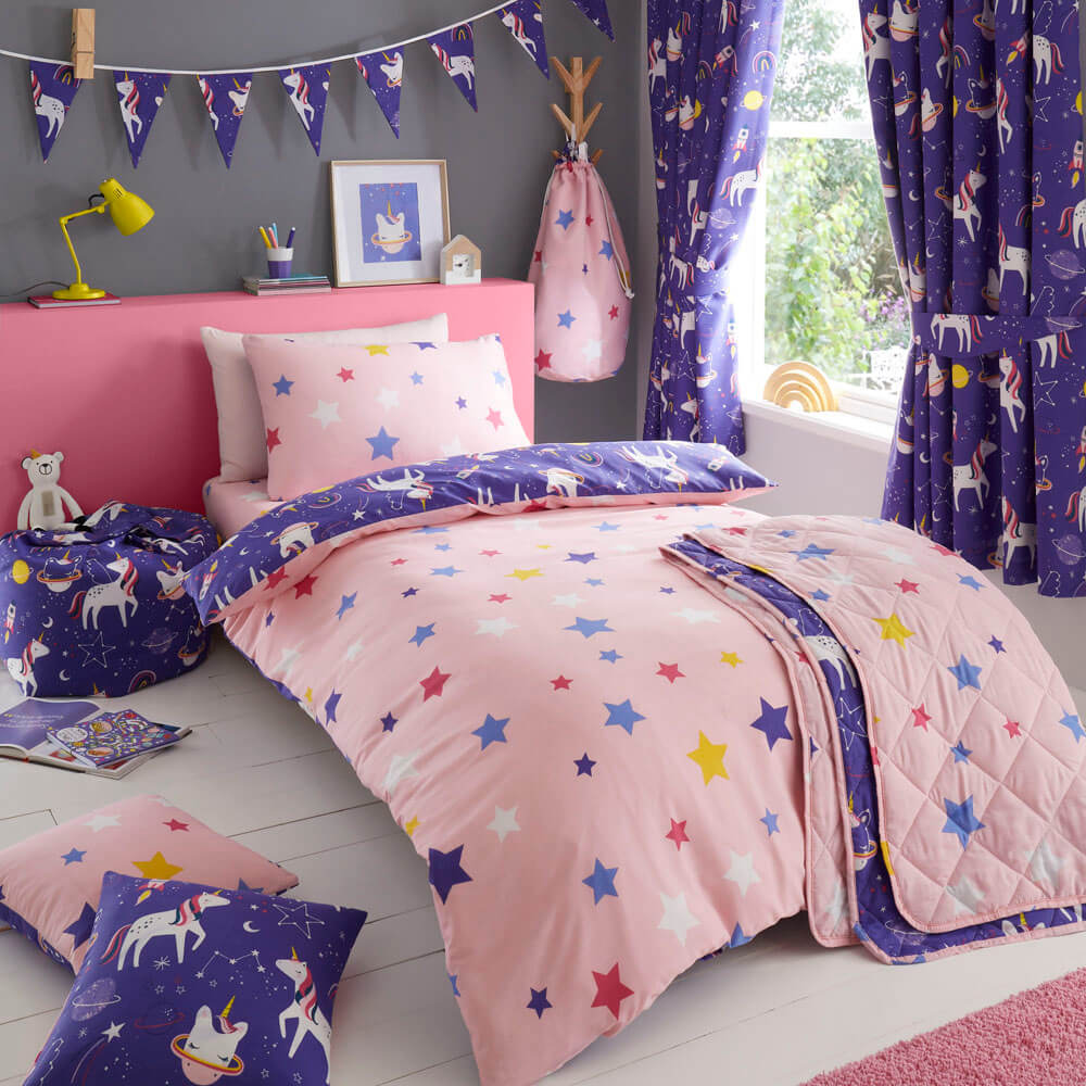 Space Unicorn Bedding - Main Image