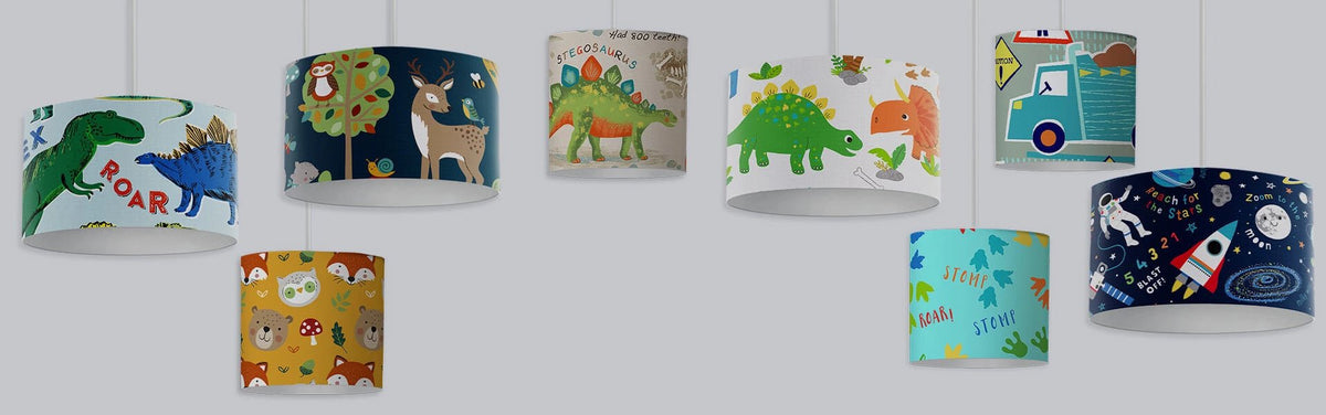 Childrens and Kids Table and Ceiling Lampshades | Happy Linen Company