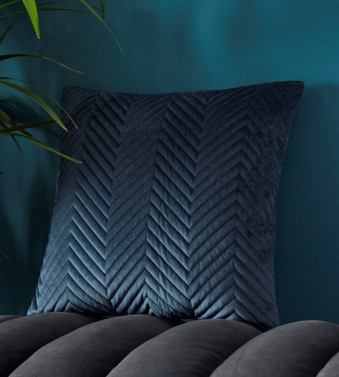 Pinsonic Filled Cushion (Navy)