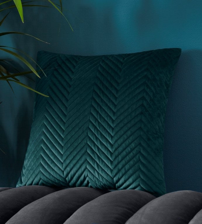 Pinsonic Filled Cushion (Teal)