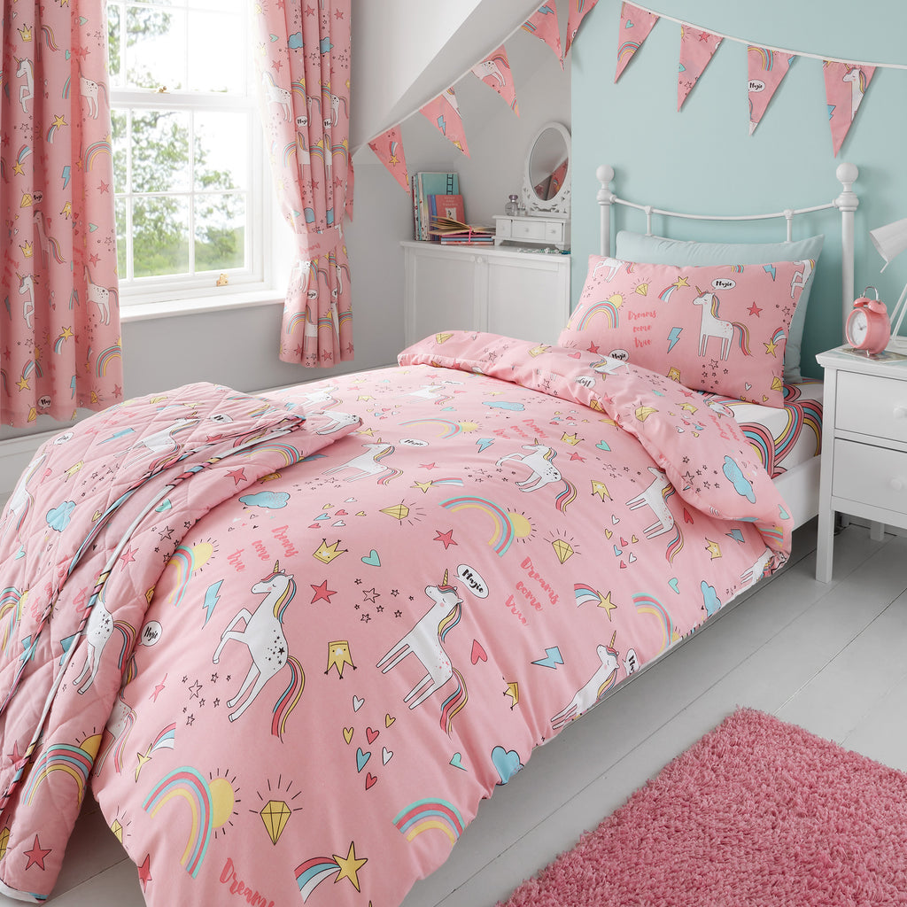 Unicorn Rainbow Bedding