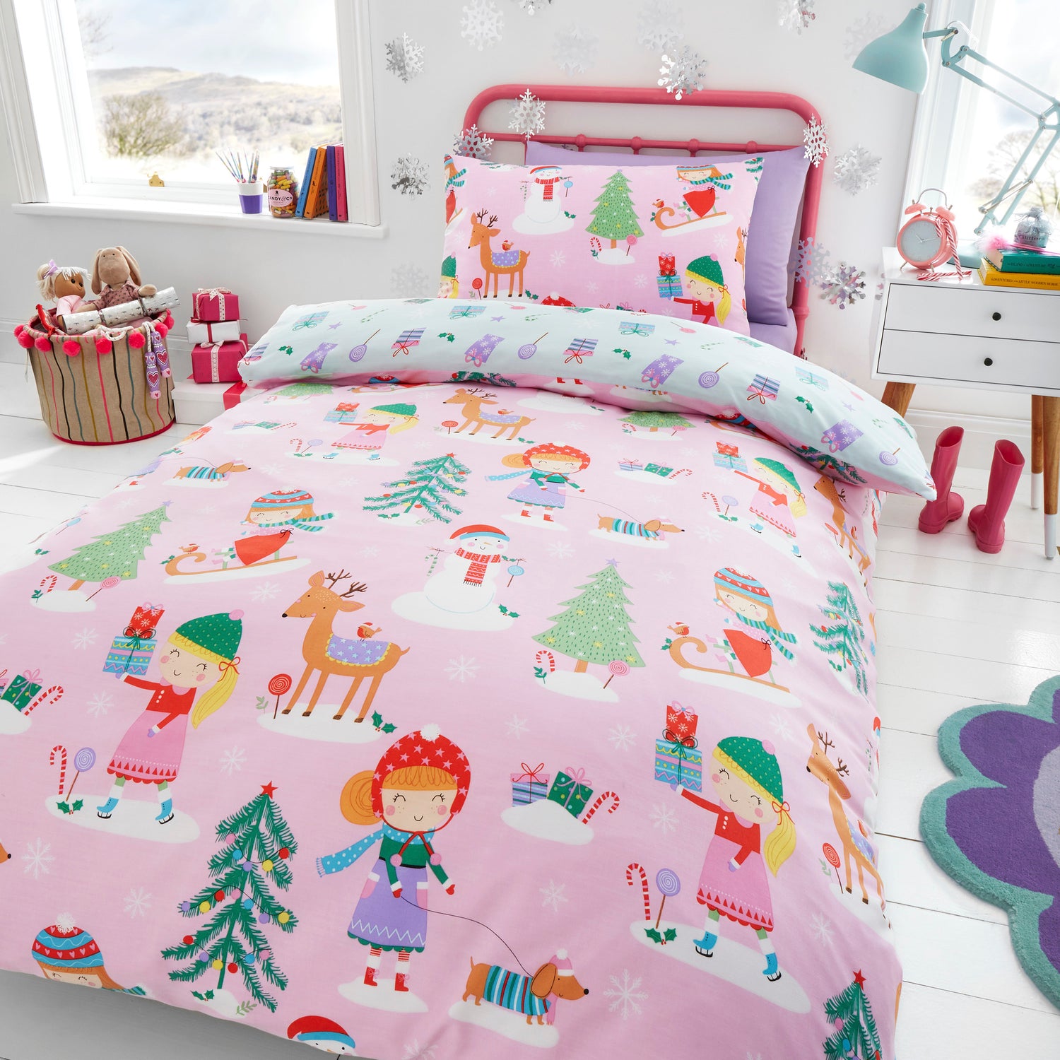 Kids Time for Christmas Bedding Happy Linen Company