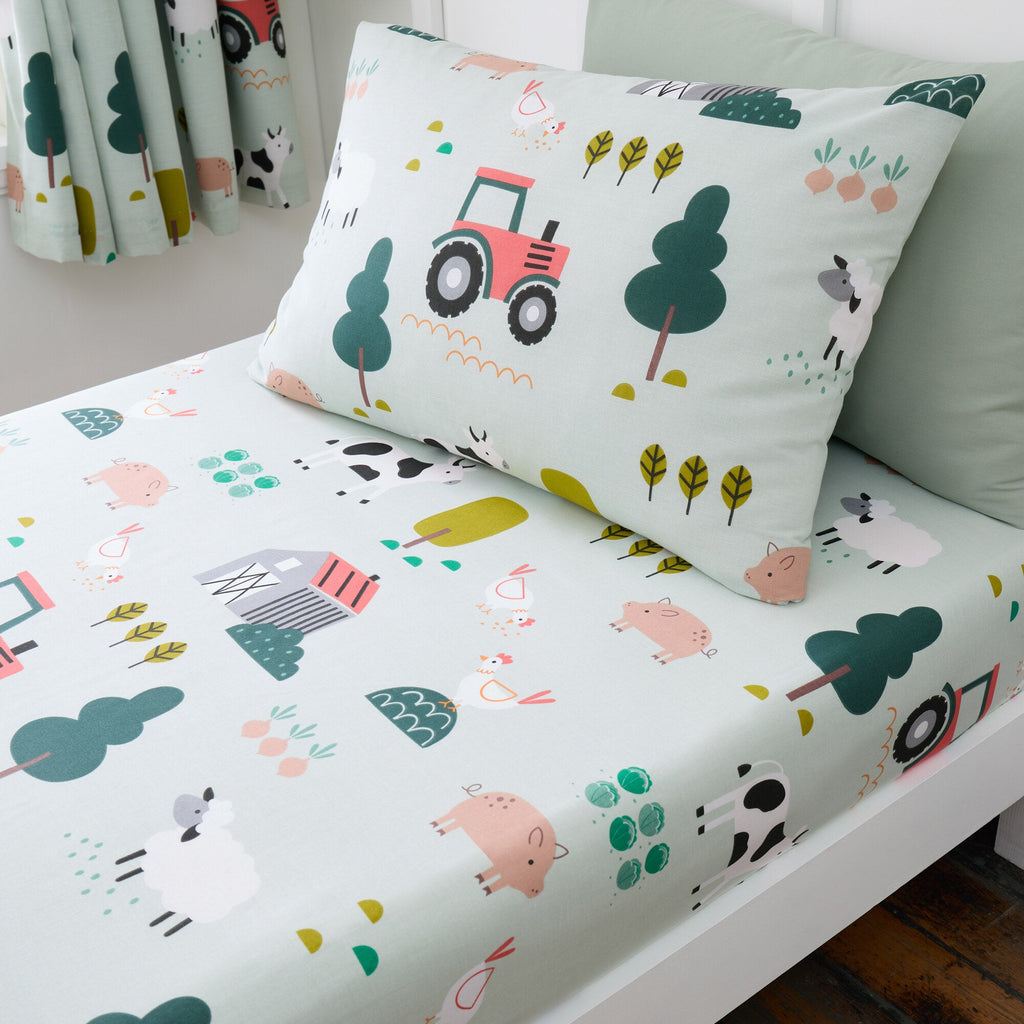 Barnyard Pillowcases (Pair) - Happy Linen Company