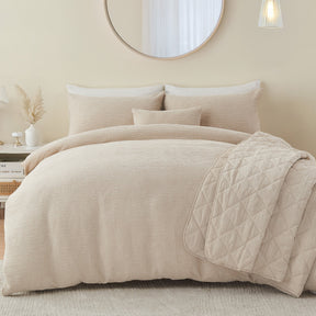 Bergen Quilted Throw - Happy Linen Company