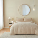 Bergen Textured Duvet Set - Happy Linen Company