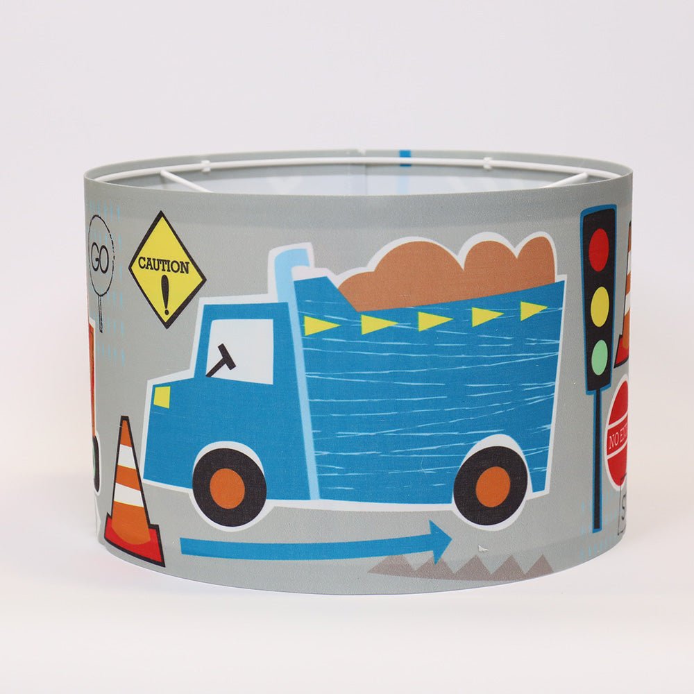 Big Diggers Table or Ceiling Lampshade - Happy Linen Company