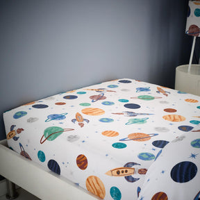 Cosmic Fitted Sheet - Happy Linen Company