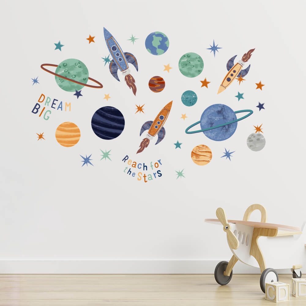 Cosmic Wall Stickers - Happy Linen Company