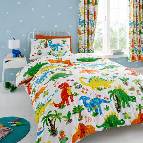 Dinky Dinosaur Bedding - Happy Linen Company