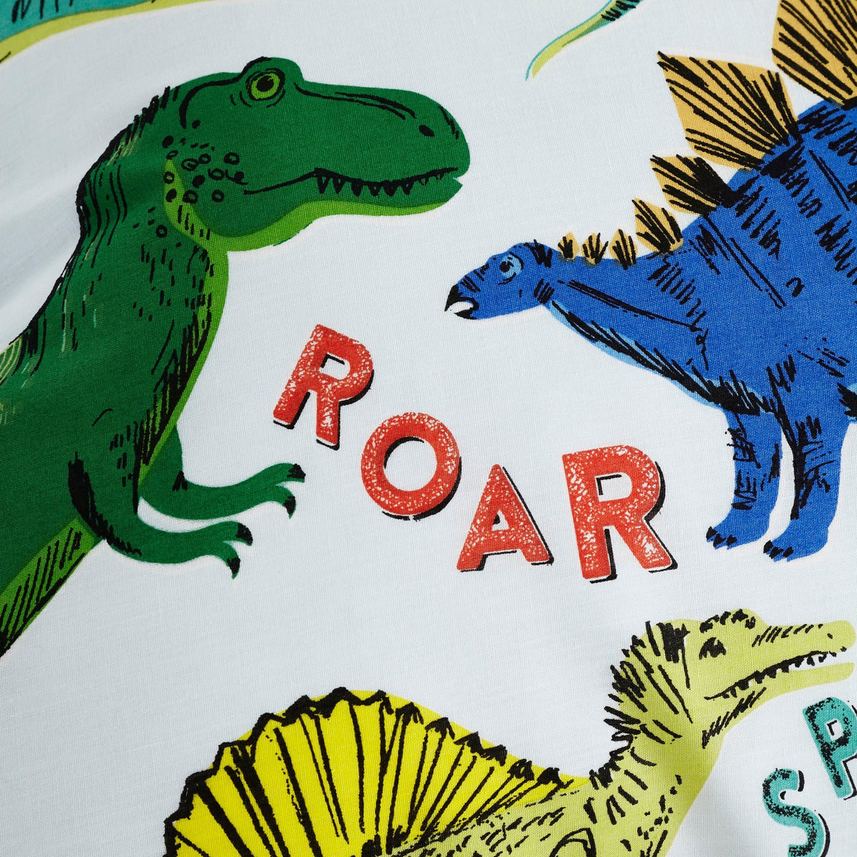 Dino-Snore Dinosaur Bedding - Happy Linen Company