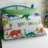 Dino-Snore Dinosaurer-Kissenbezüge (2er-Set)