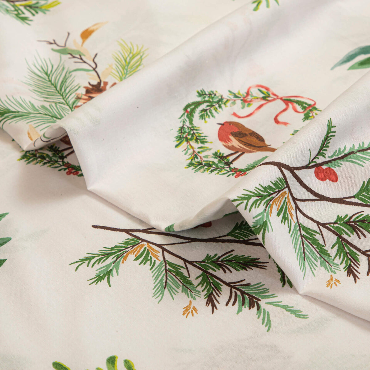 Evergreen Bows Duvet Set - Happy Linen Company