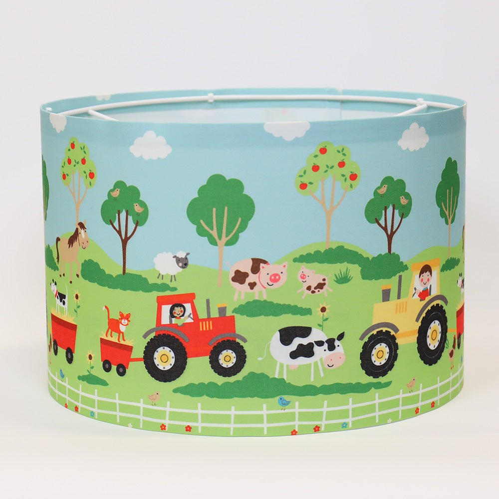 Farm Friends Table or Ceiling Lampshade - Happy Linen Company