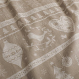 Festive Scandi Duvet Set (Natural) - Happy Linen Company