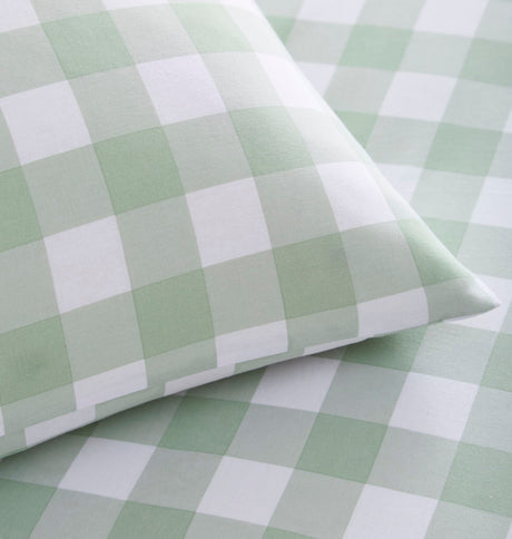 Gingham Duvet Set - Happy Linen Company