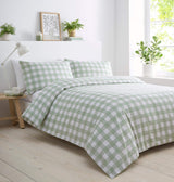 Gingham Duvet Set - Happy Linen Company