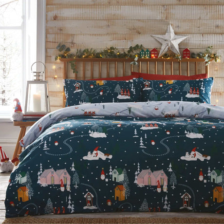 Gonks Village Duvet Set - Happy Linen Company