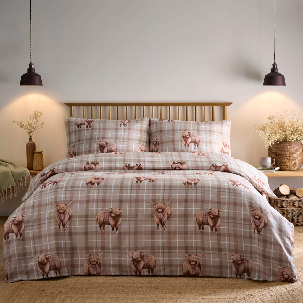 Highland Cow Duvet Set - Happy Linen Company