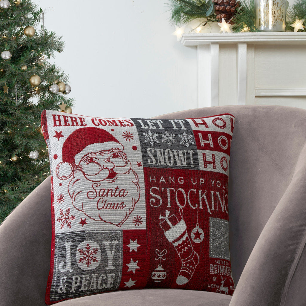 🎁 Ho Ho Ho Christmas Cushion Cover (100% off) - Happy Linen Company