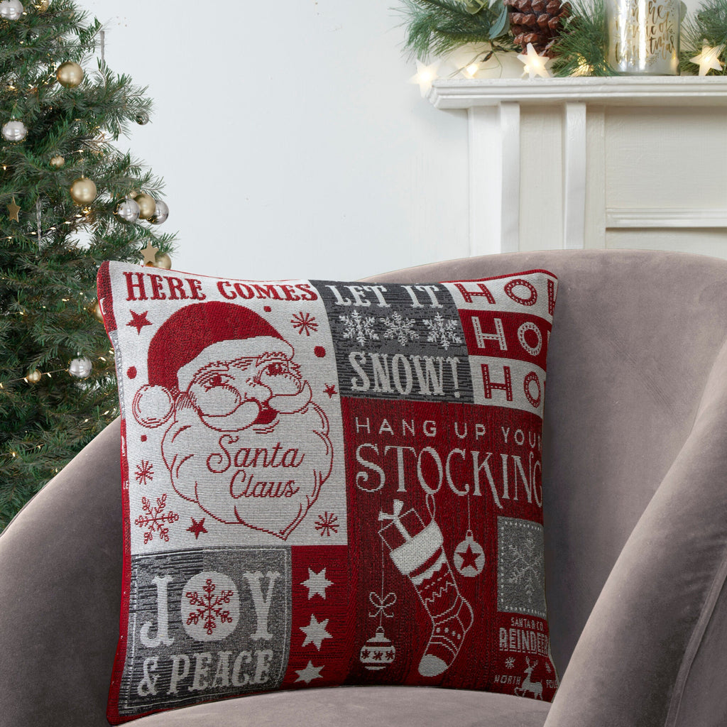 Ho Ho Ho Christmas Cushion Cover - Happy Linen Company