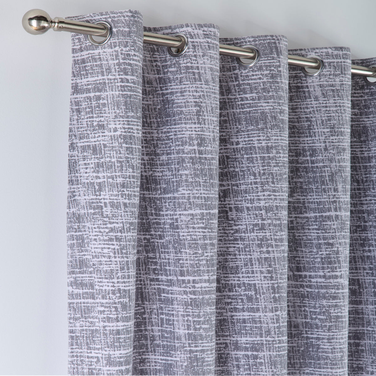 Maine Eyelet Curtains – Grey