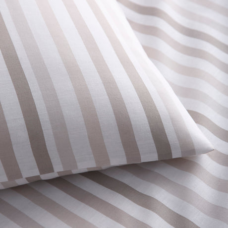 Ombre Pencil Stripe Duvet Set – Natural