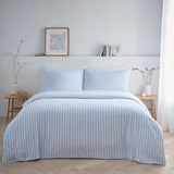 Pencil Stripe Duvet Set – Blue