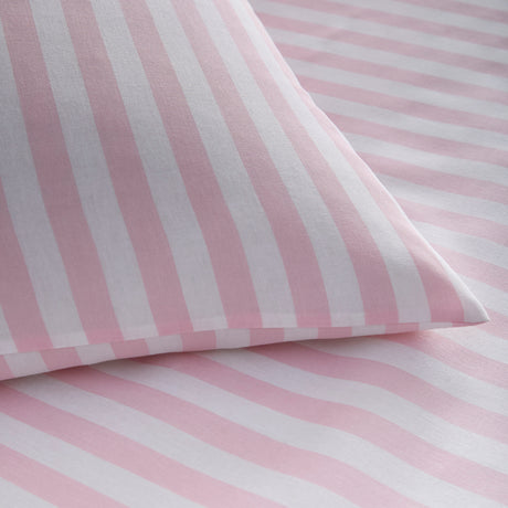 Pencil Stripe Duvet Set – Pink