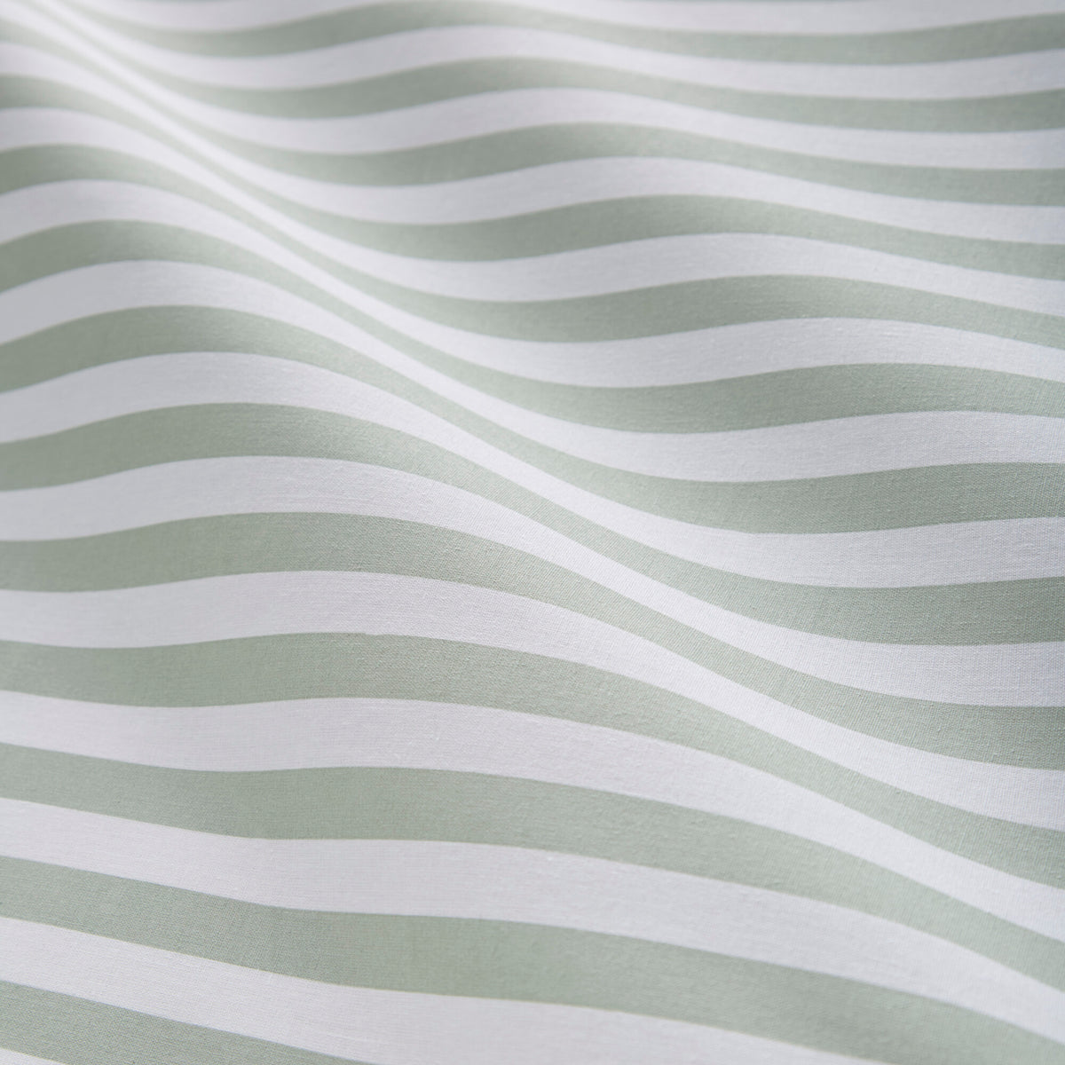 Pencil Stripe Duvet Set – Sage