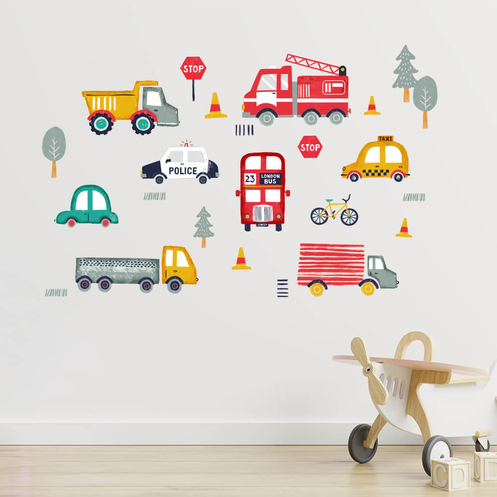 Road Trip Wall Stickers - Happy Linen Company