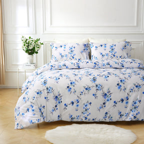 Sakura Blossom Duvet Set – Blue