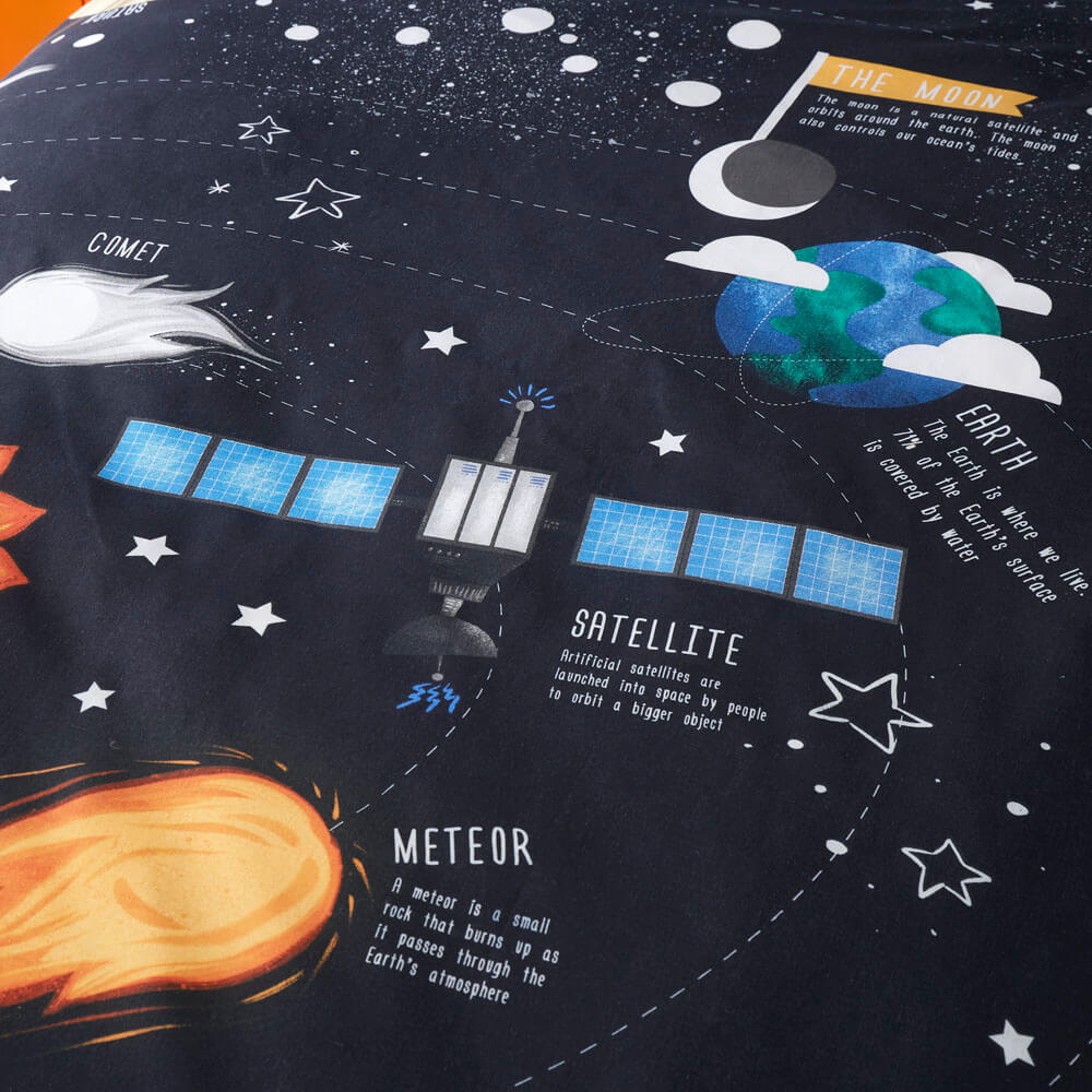 Solar System Space Bedding - Happy Linen Company