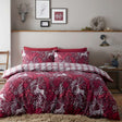 Winter Stags Bedding (Red) - Happy Linen Company