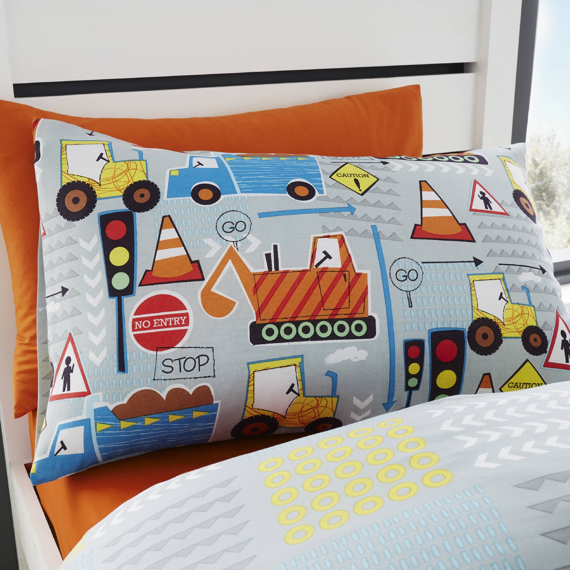 Kids Big Diggers Bedding Happy Linen Company