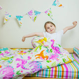 Daisy Dino Dinosaur Bedding Kids Bedding - Happy Linen Company