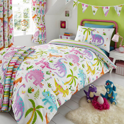 Daisy Dino Dinosaur Bedding Kids Bedding - Happy Linen Company