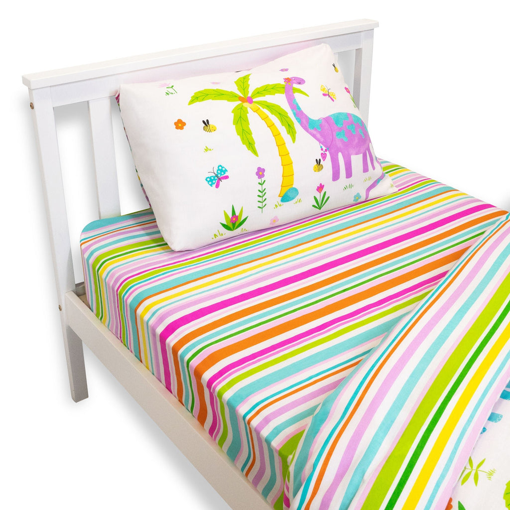 Daisy Dino Fitted Sheet