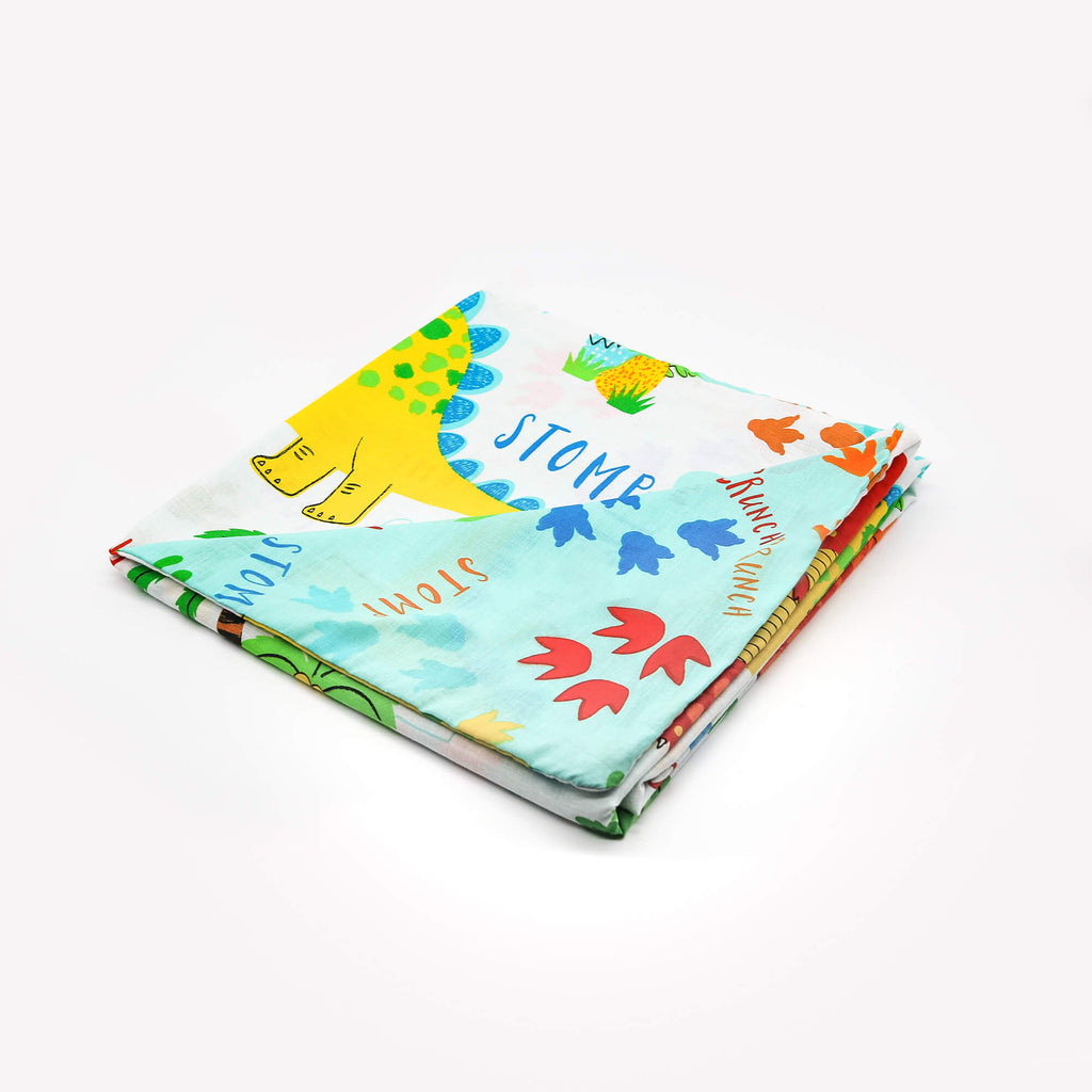 Kids Dinky Dinosaur Anxiety Weighted Blanket Cover Happy Linen Company