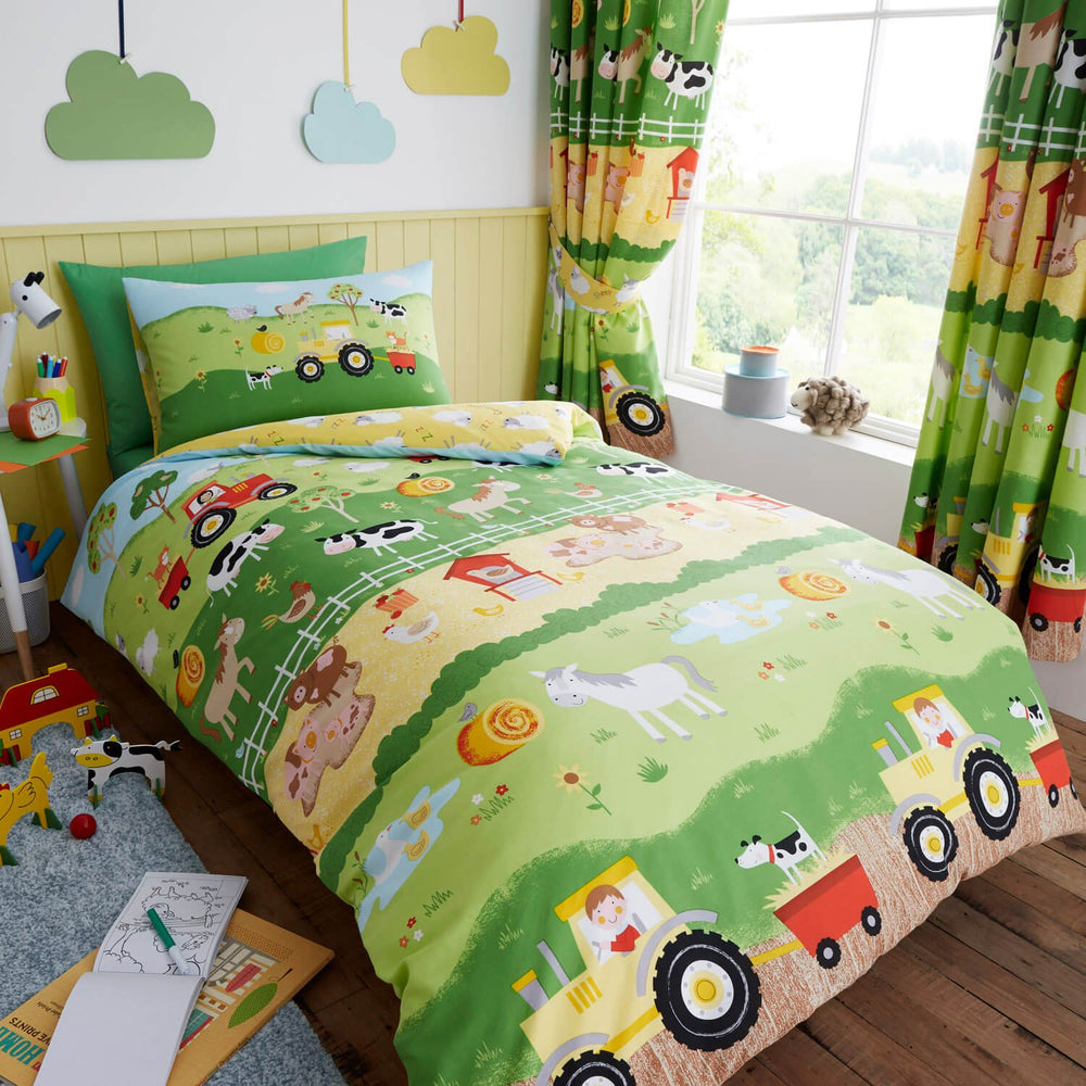 Kids Farm Friends Animals Bedding Happy Linen Company